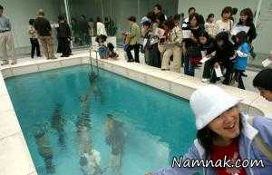 استخر شنای مختلط عجیب و غریب در ژاپن + تصاویر