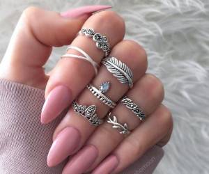 انگشتر بند انگشتی دخترانه طلا و نقره ظریف