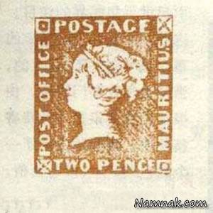 اولین تمبر پستی در جهان را ببینید + عکس