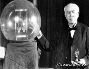 اولین لامپ موفق توماس ادیسون + تصویر