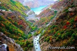 تصاویر زیبا از کندوان در جاده چالوس چهارمین جاده زیبای جهان