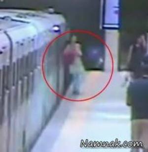 حادثه عجیب برای زن ۴۳ ساله در مترو + تصاویر