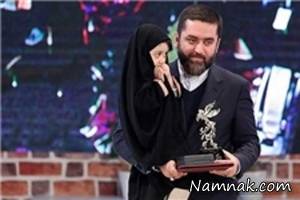 حجاب زیبای دختر محمود رضوی در اختتامیه جشنواره فجر