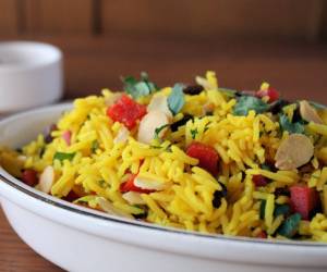 طرز تهیه سالاد برنج هندی