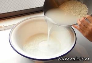 معجزه لوسیون آب برنج در رفع چربی پوست
