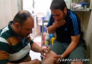 کتک خوردن بیمار عراقی توسط پزشک بی اعصاب! + فیلم