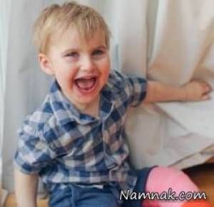 پسر ۳ ساله ای که هرگز گریه نمیکند! + تصاویر