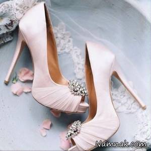 بهترین مدل های کفش عروس بدون پاشنه + عکس