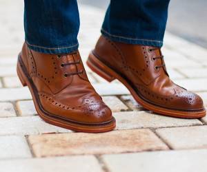 جدیدترین مدل های کفش چرم قهوه ای مردانه