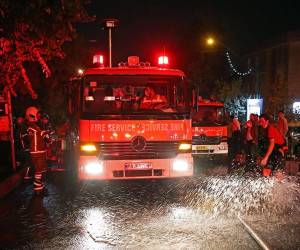 آتش سوزی بیمارستانی در ستارخان تهران