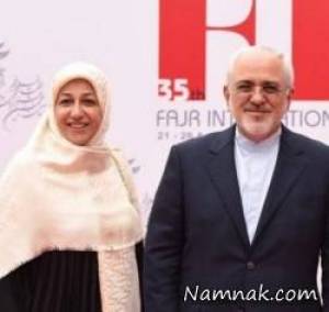 دکتر ظریف و همسرش در اختتامیه جشنواره جهانی فجر