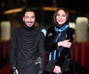 لباس عجیب نوید محمدزاده بازیگر فیلم ناهید در جشنواره کن