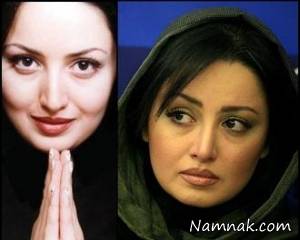 تفاوت چهره هنرپیشگان زن ایرانی قبل و بعد آرایش+تصاویر