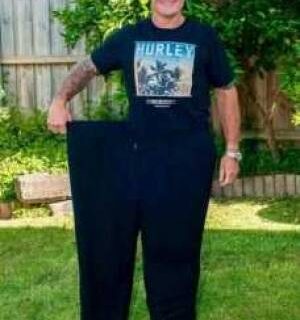 کاهش وزن ۱۰۰ کیلوگرمی مرد۲۰۰ کیلویی به خاطر دخترش+عکس